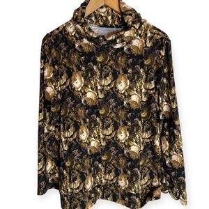 Susan Graver Weekend mockneck top